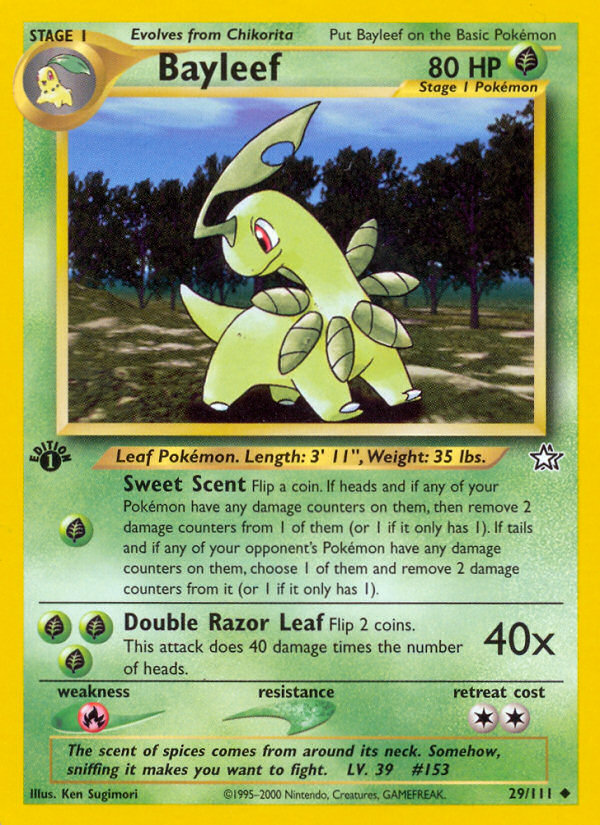 Bayleef (Neo Genesis 29)