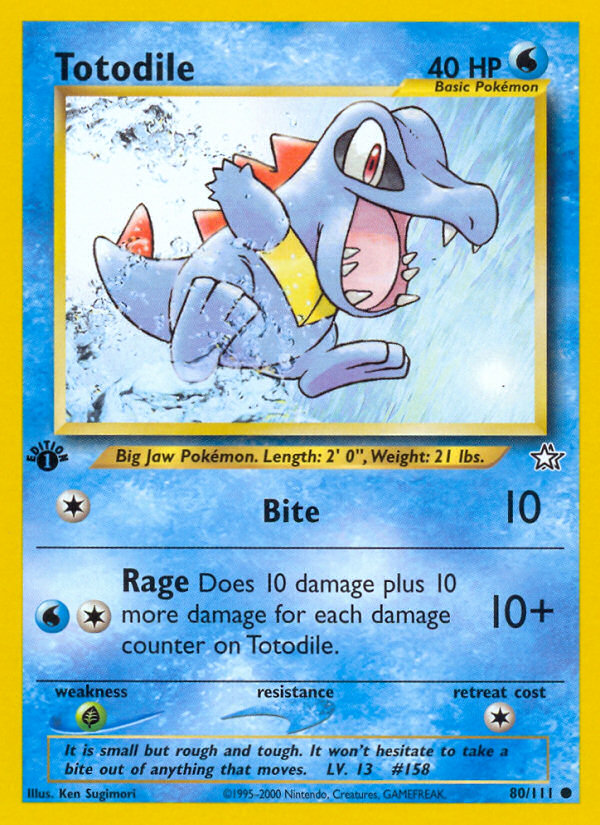 Totodile (Neo Genesis 80)